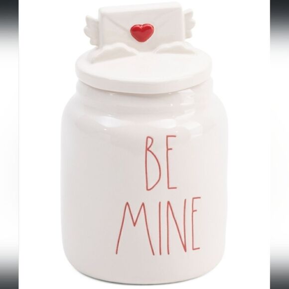 3 for $26 - Rae Dunn Be Mine Canister with Topper - Picture 1 of 1
